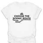 T-Shirt White / S Choose the Scenic Route T-Shirt