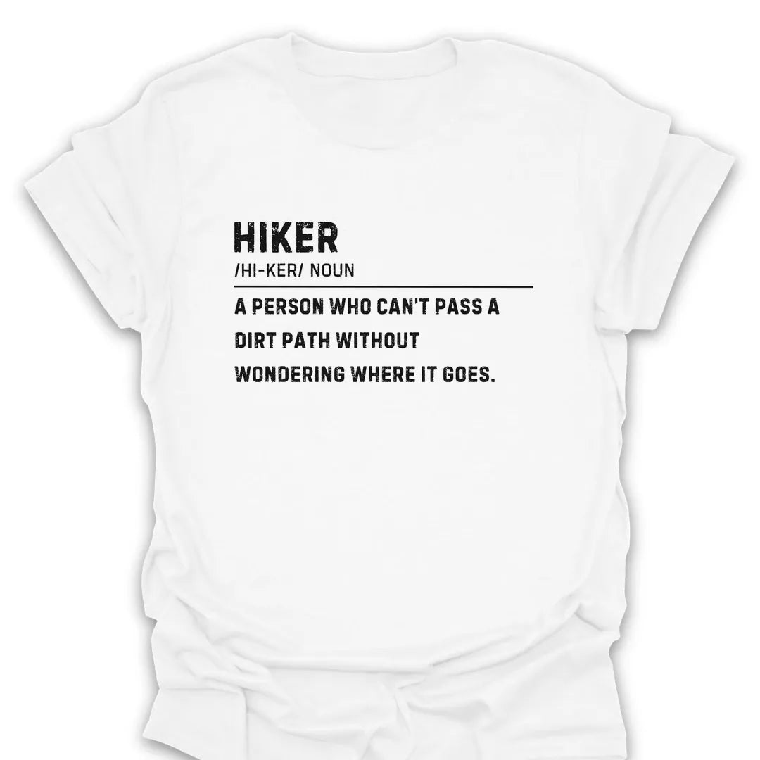 T-Shirt White / S Curious Hiker