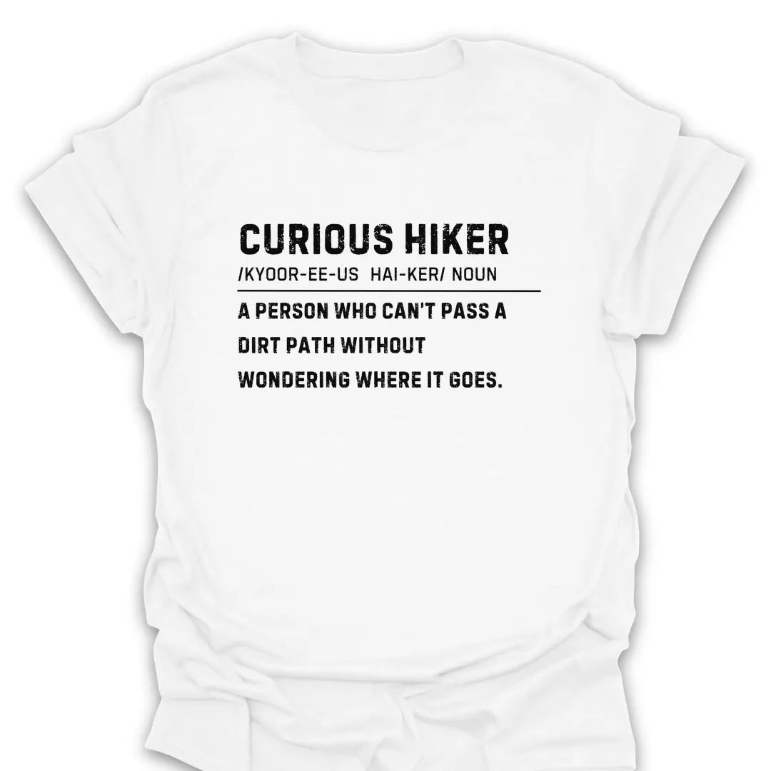 T-Shirt White / S Curious Hiker Definition T-Shirt