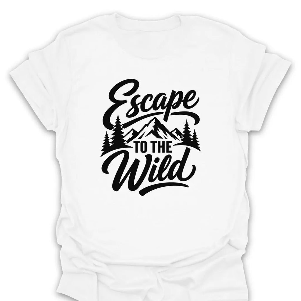 T-Shirt White / S Escape To The Wild Mountain T-Shirt