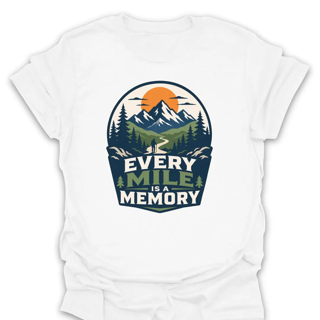 T-Shirt White / S Every Mile Is A Memory T-Shirt