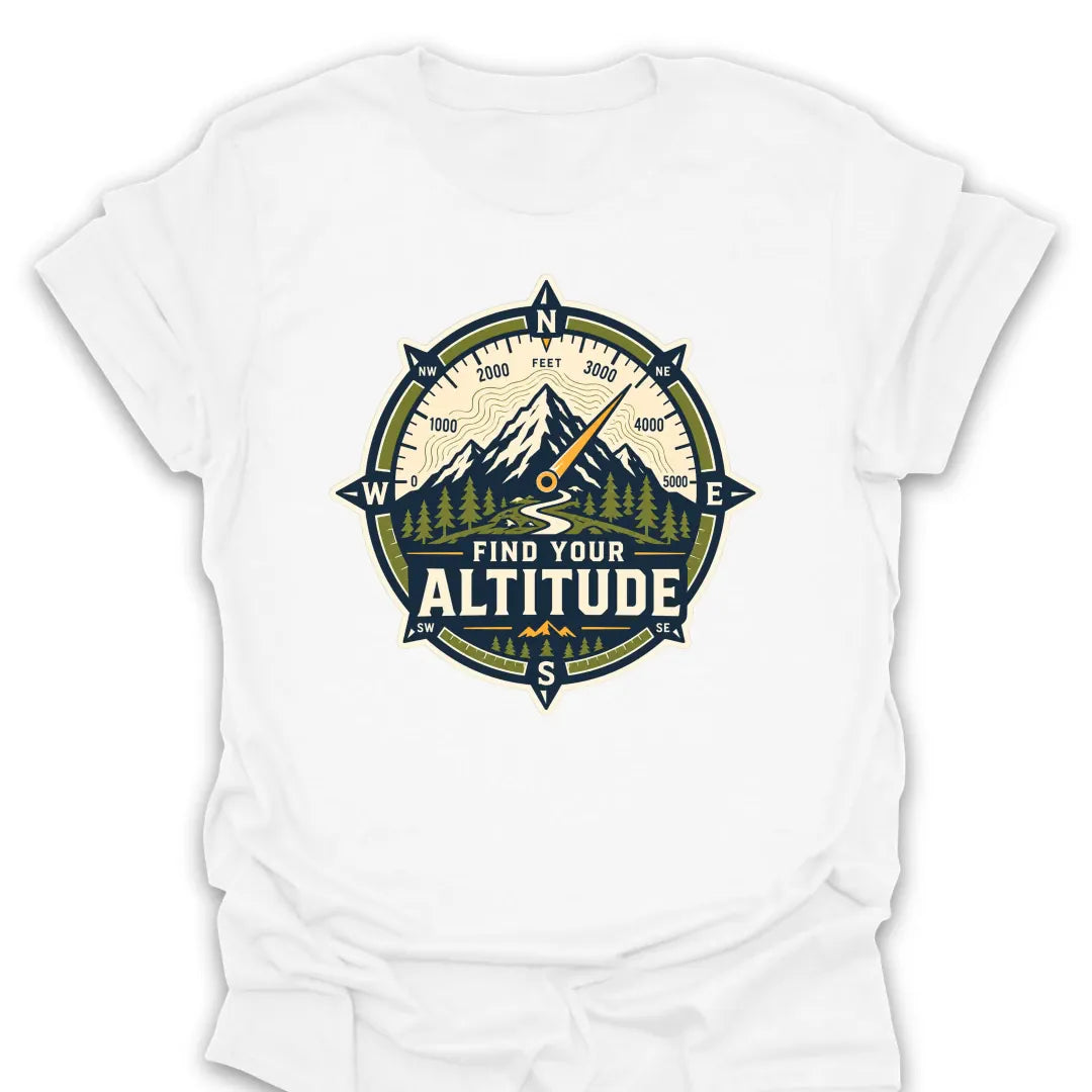 T-Shirt White / S Find Your Altitude T-Shirt