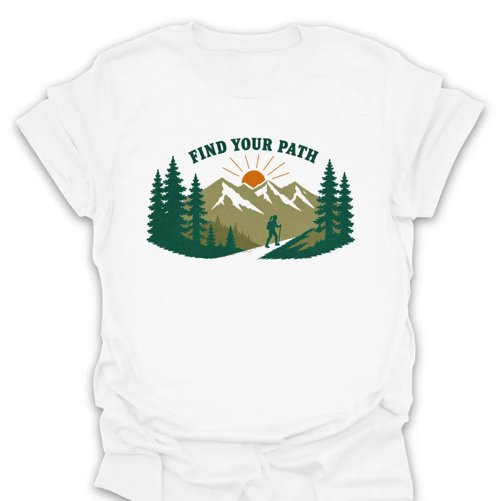 T-Shirt White / S Find Your Path T-Shirt