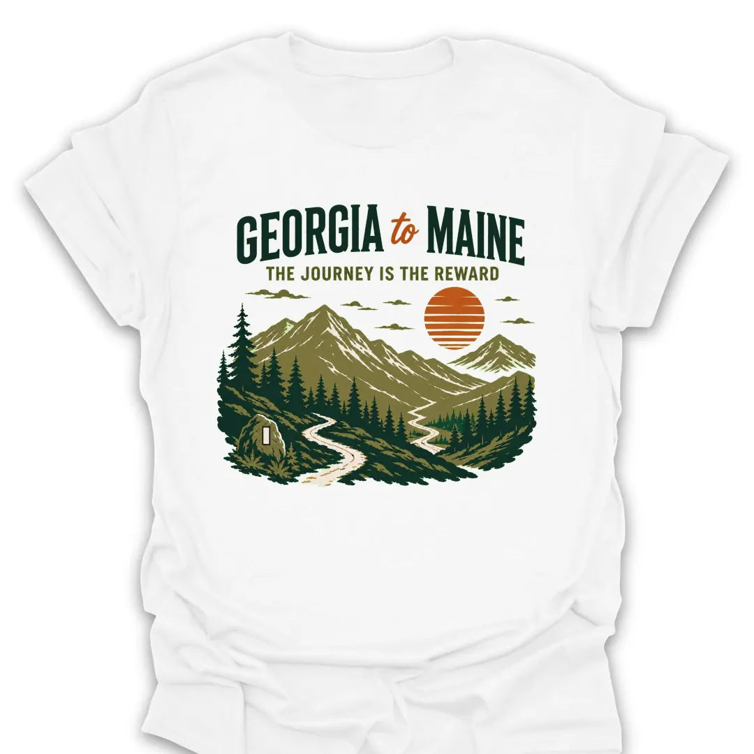T-Shirt White / S Georgia to Maine Trail T-Shirt