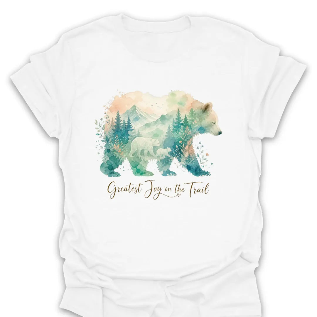 T-Shirt White / S Greatest Joy on the Trail T-Shirt