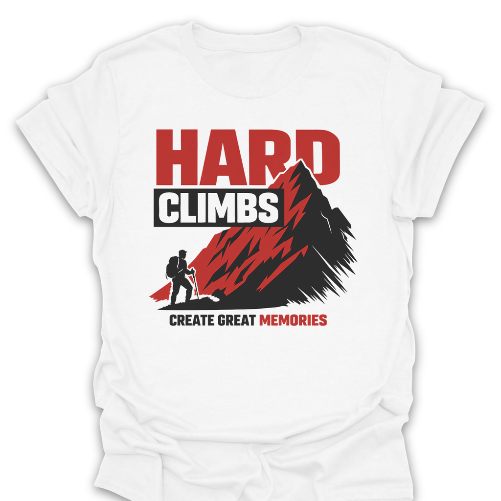 T-Shirt White / S Hard Climb Great Memories Tee