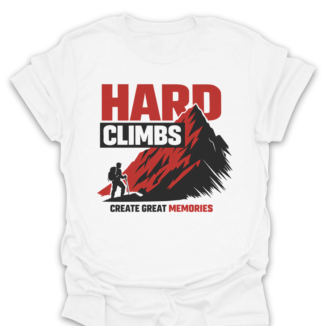 T-Shirt White / S Hard Climb Great Memories Tee