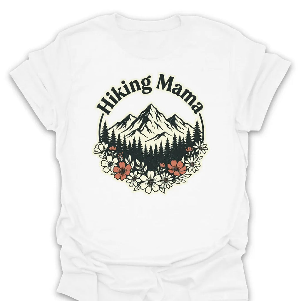 T-Shirt White / S Hiking Mama Scenic T-Shirt