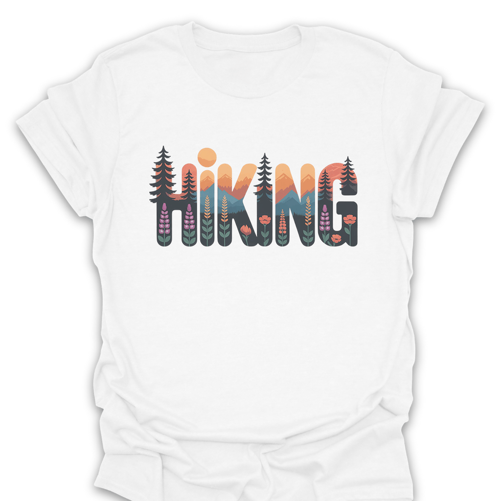 T-Shirt White / S Hiking Nature T-Shirt
