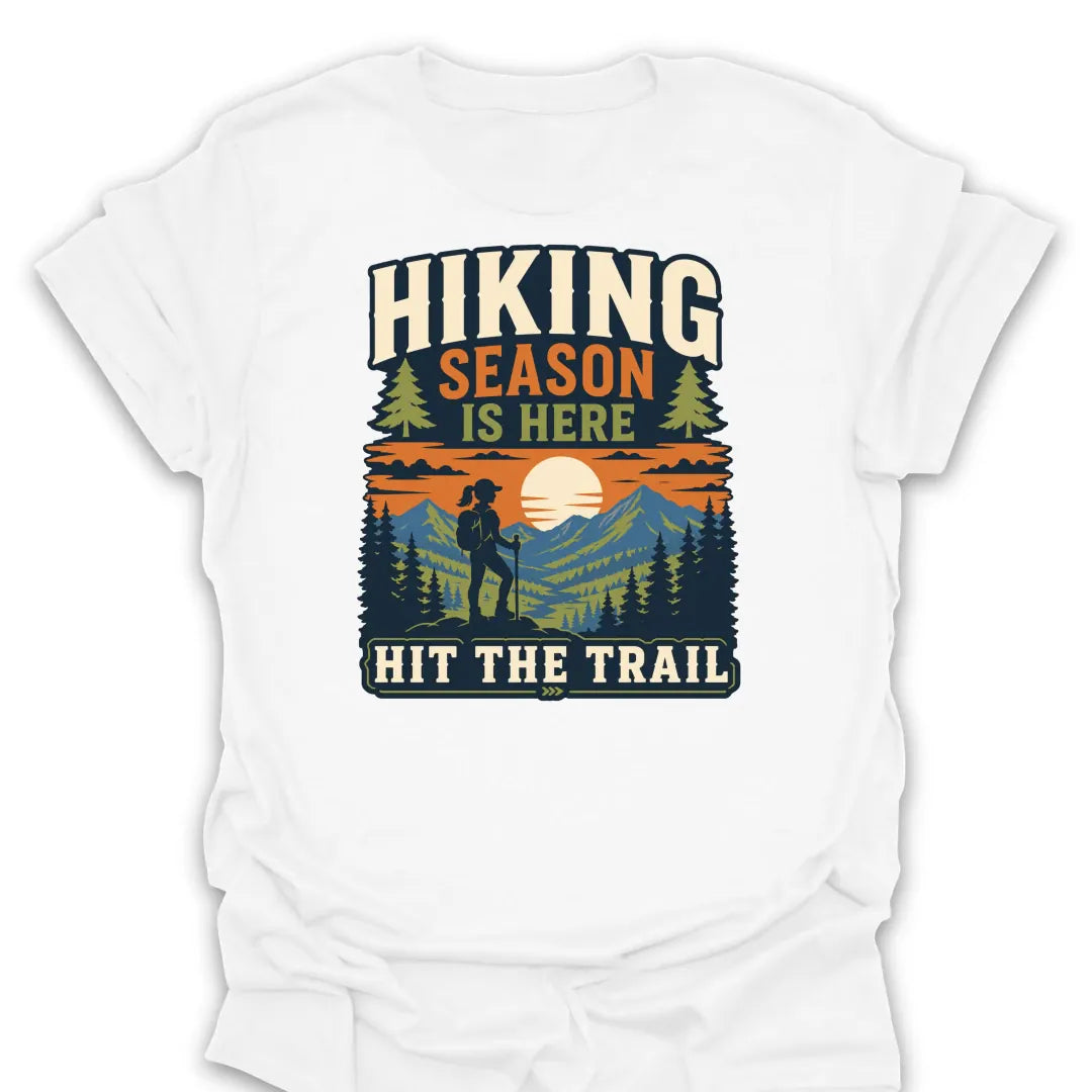 T-Shirt White / S Hit The Trail