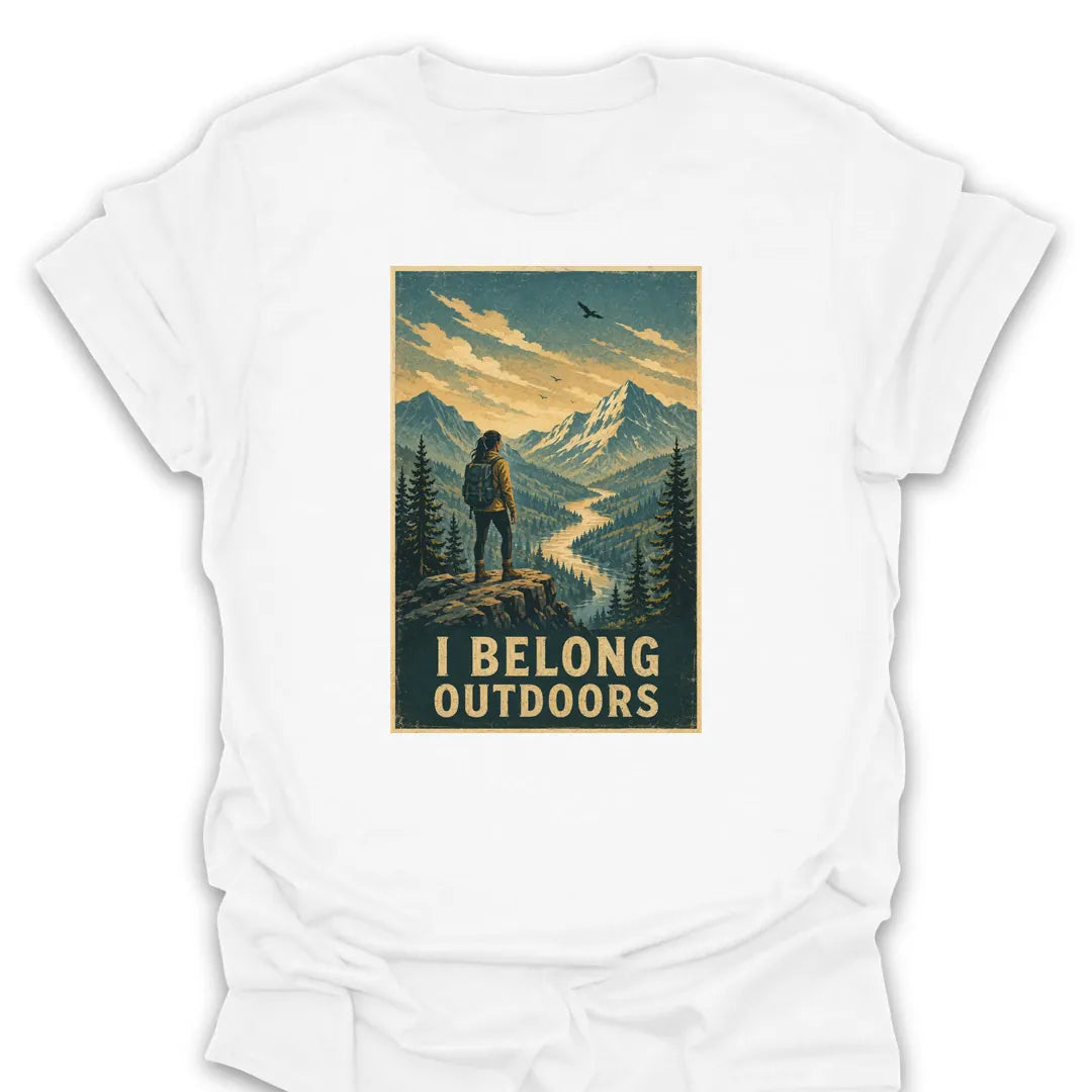 T-Shirt White / S I Belong Outdoors T-Shirt