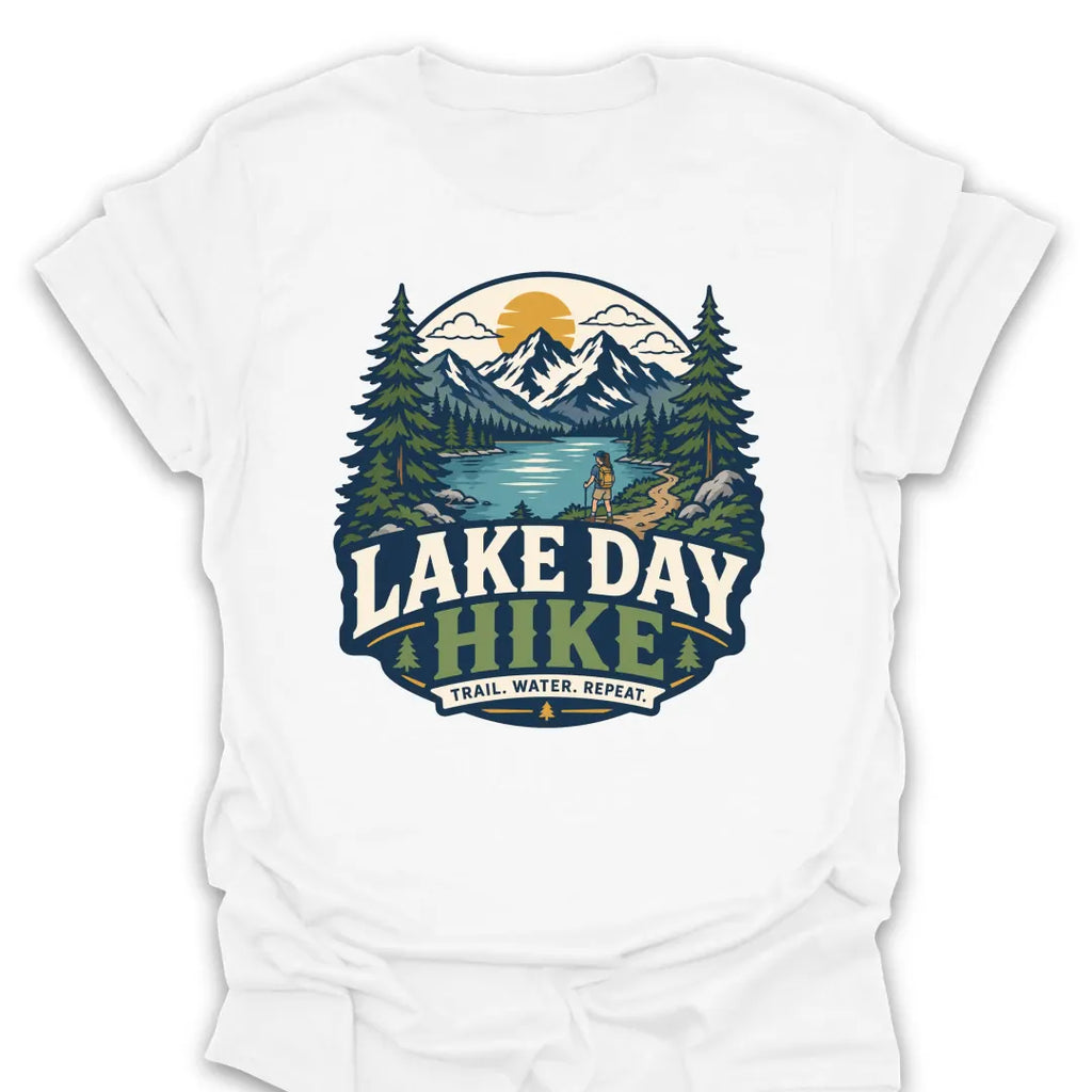 T-Shirt White / S Lake Day Hike