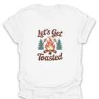 T-Shirt White / S Let's Get Toasted Campfire T-Shirt