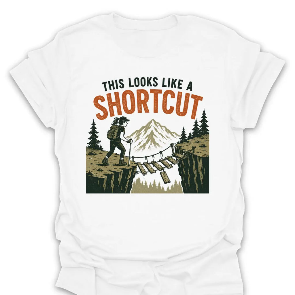 T-Shirt White / S Looks Like A Short Cut T-Shirt