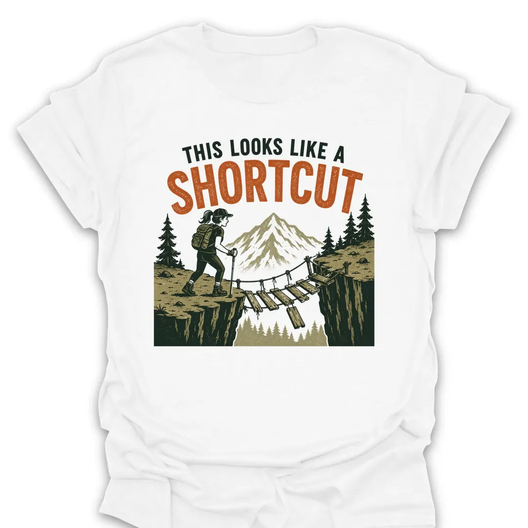 T-Shirt White / S Looks Like A Short Cut T-Shirt