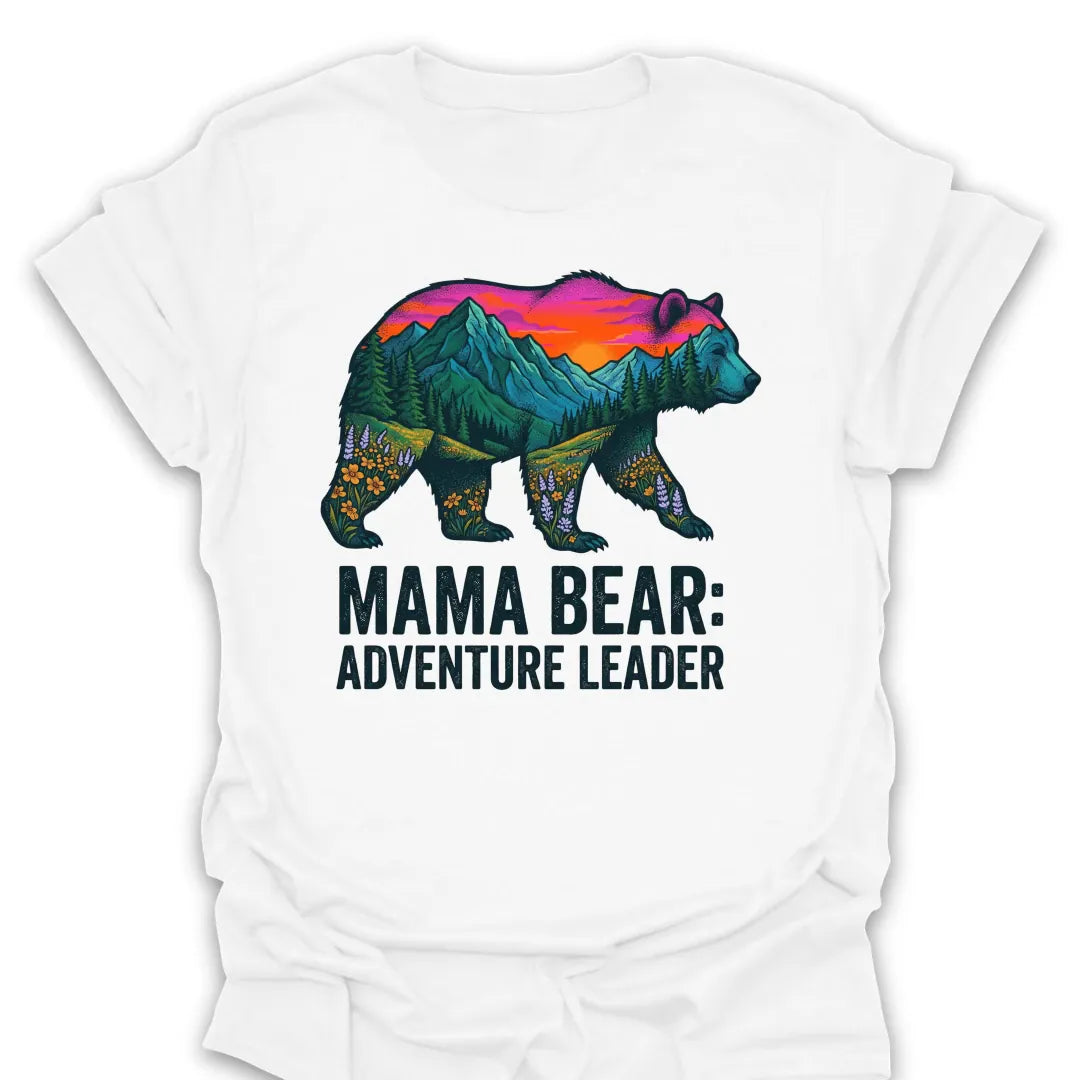 T-Shirt White / S Mama Bear Adventure Leader T-Shirt