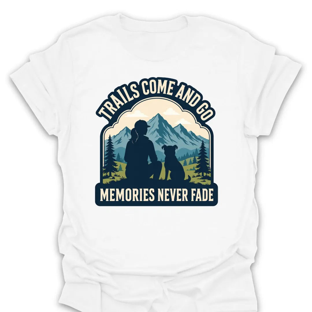 T-Shirt White / S Memories Never Fade Mountain T-Shirt