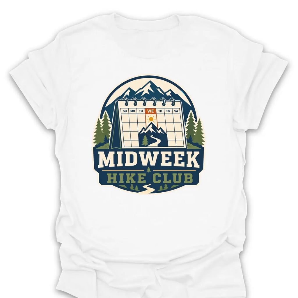 T-Shirt White / S Midweek Hike Club T-Shirt