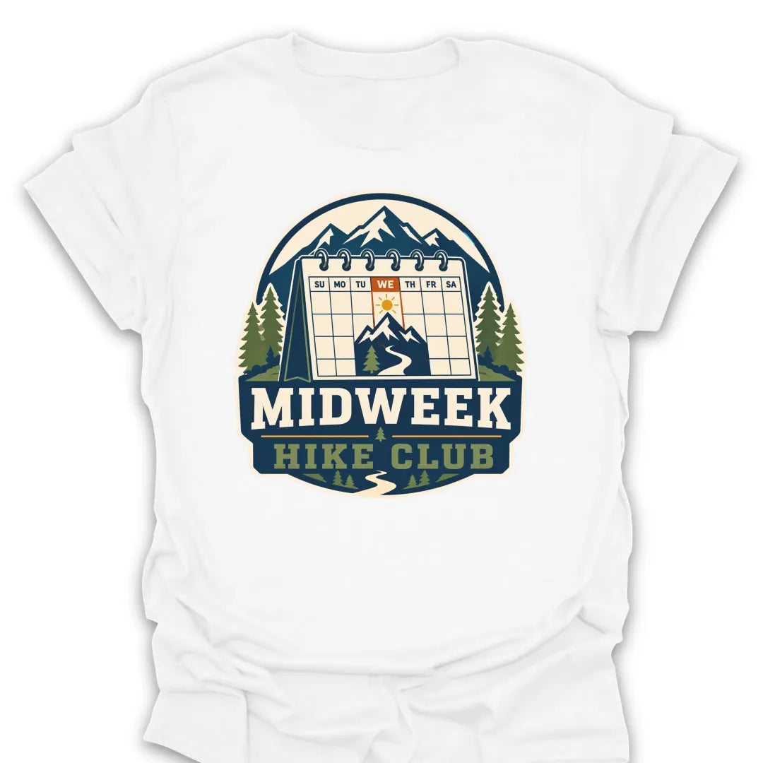 T-Shirt White / S Midweek Hike Club T-Shirt