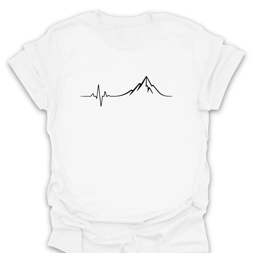 T-Shirt White / S Mountain Heartbeat Tee
