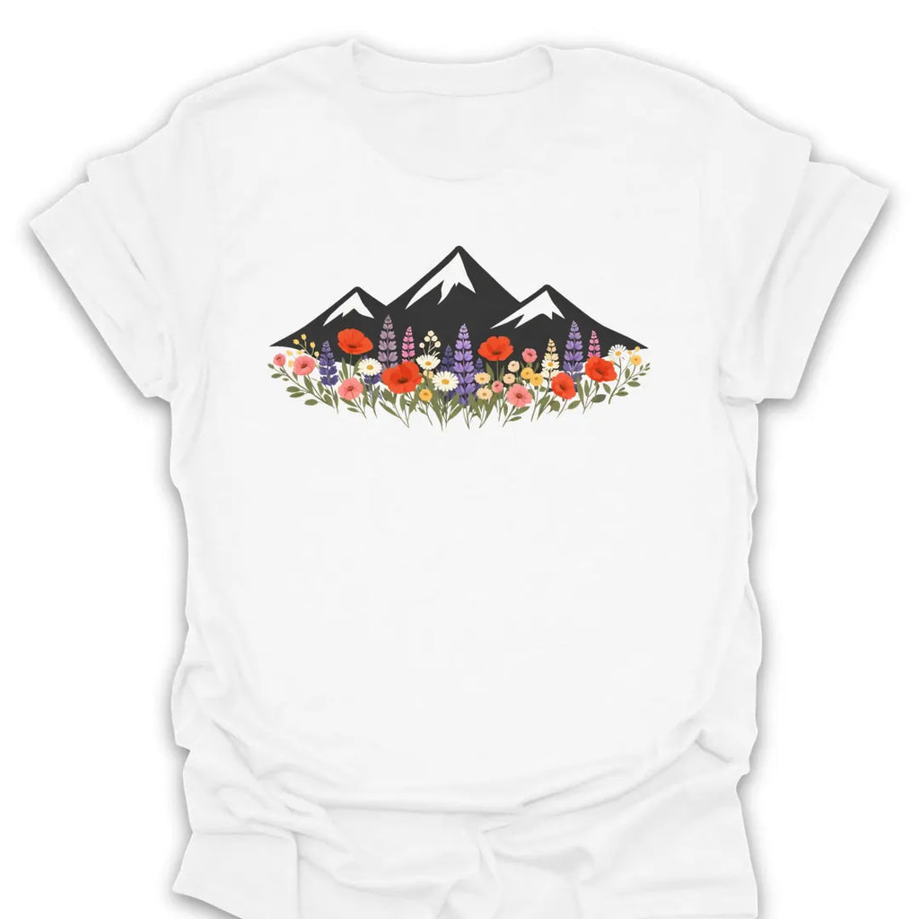 T-Shirt White / S Mountain Wildflower Tee