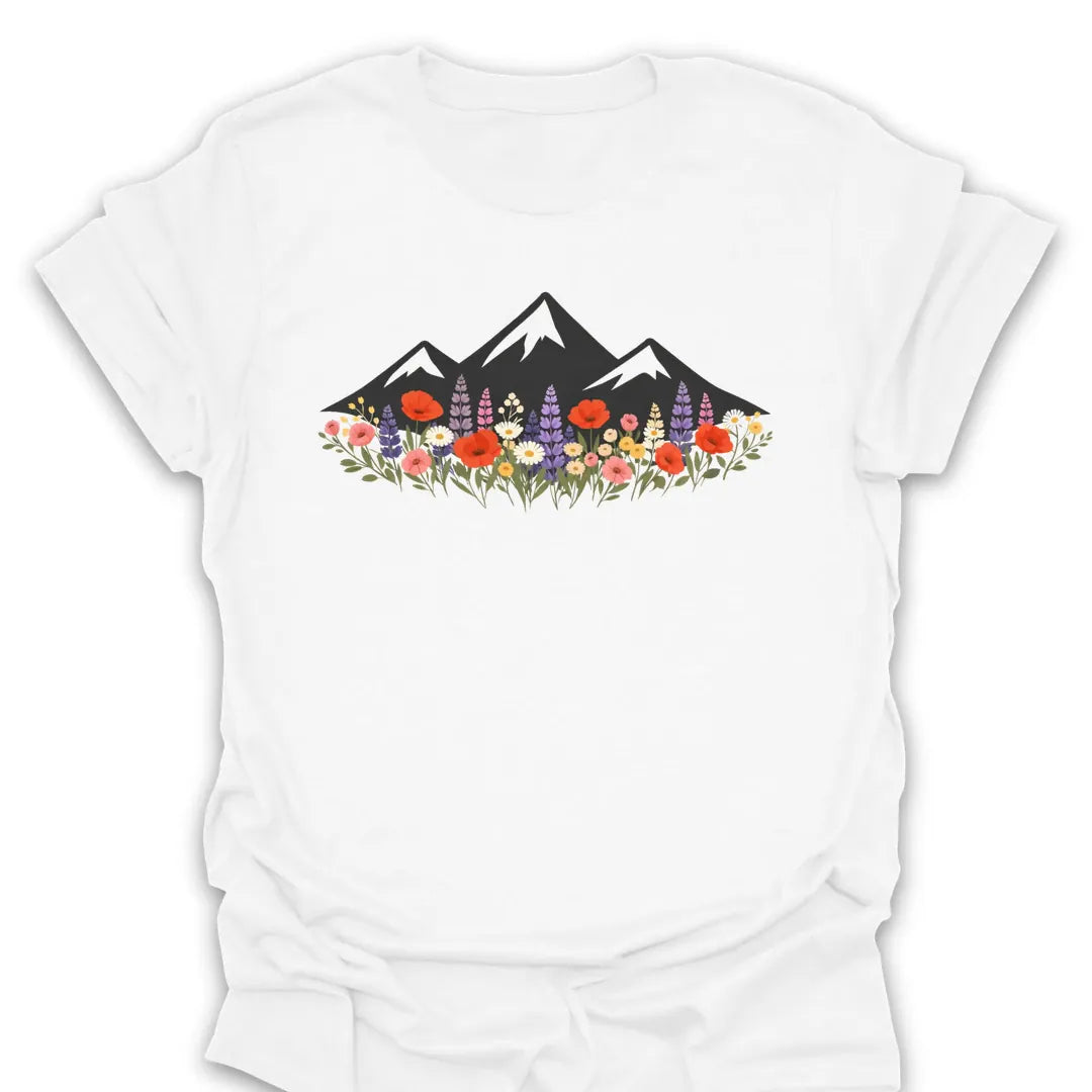 T-Shirt White / S Mountain Wildflower Tee