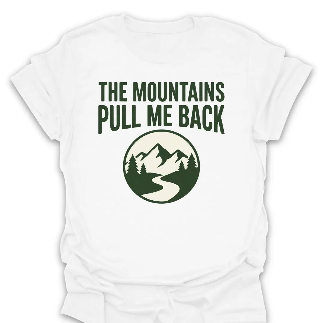 T-Shirt White / S mountains-pull-me-back_color
