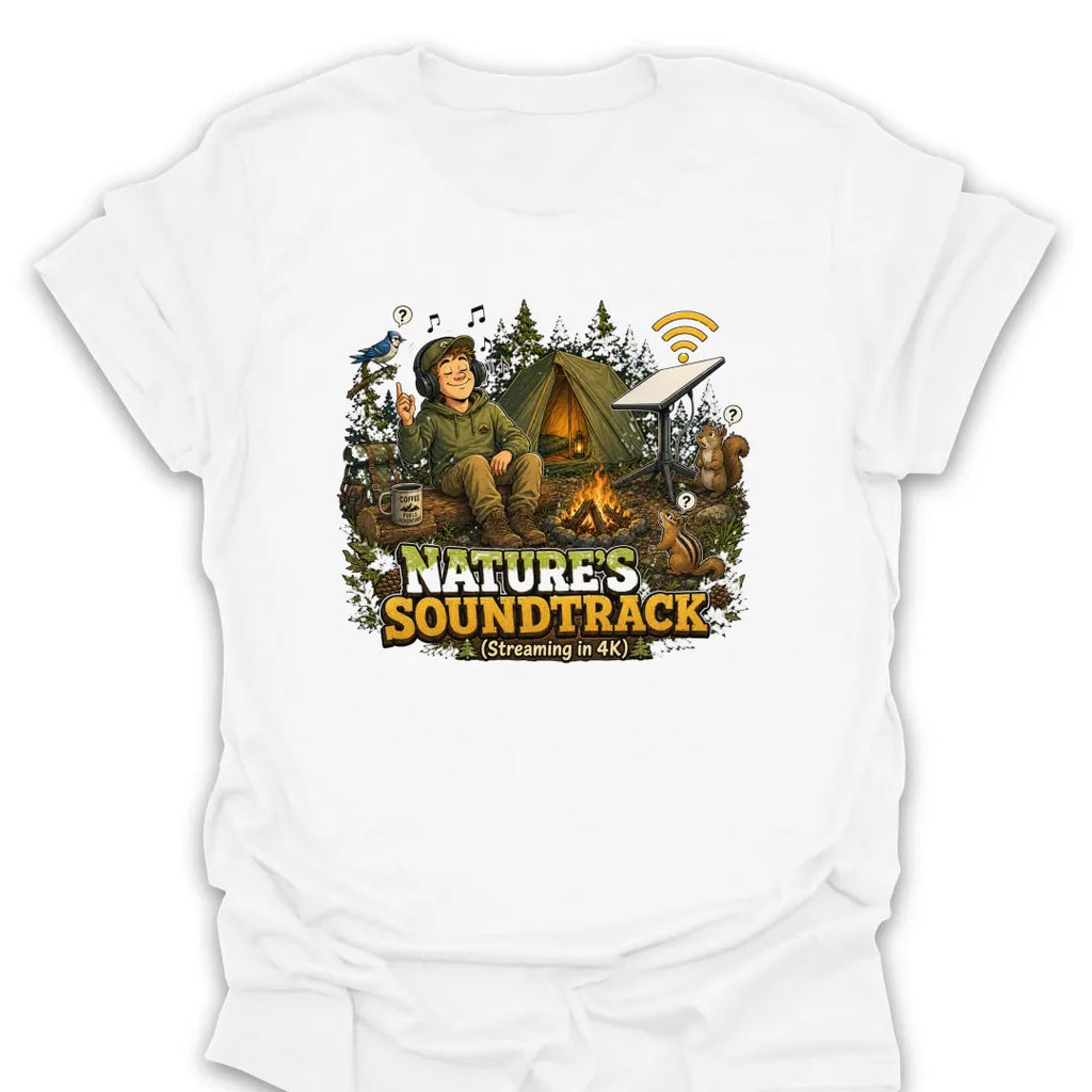 T-Shirt White / S Natures Soundtrack at 4K T-Shirt