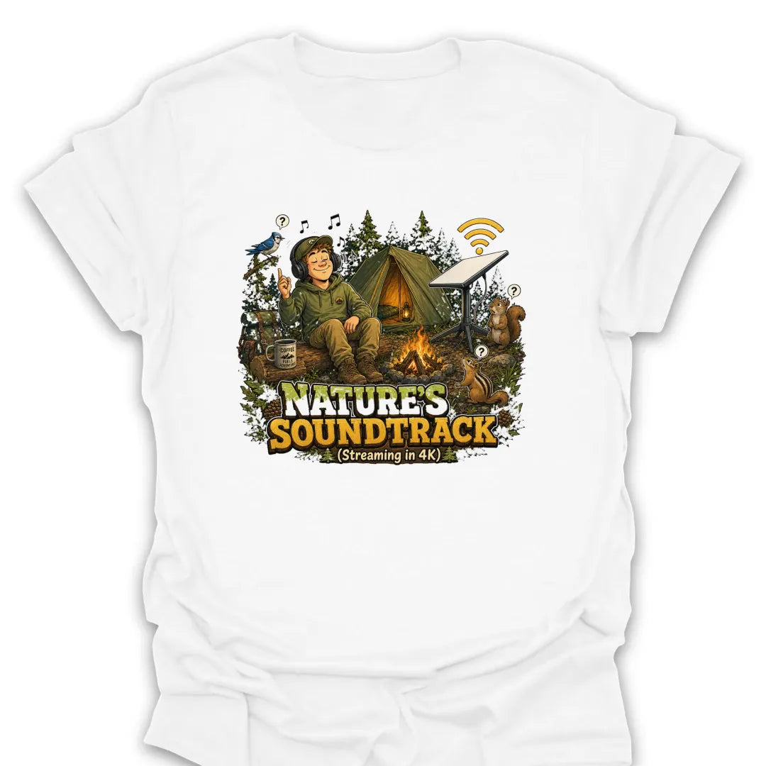 T-Shirt White / S Natures Soundtrack at 4K T-Shirt