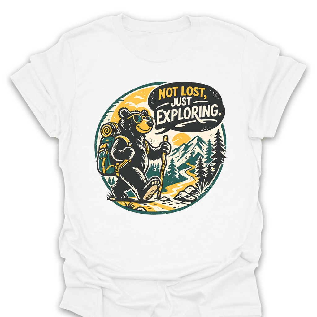 T-Shirt White / S Not Lost Exploring Tee