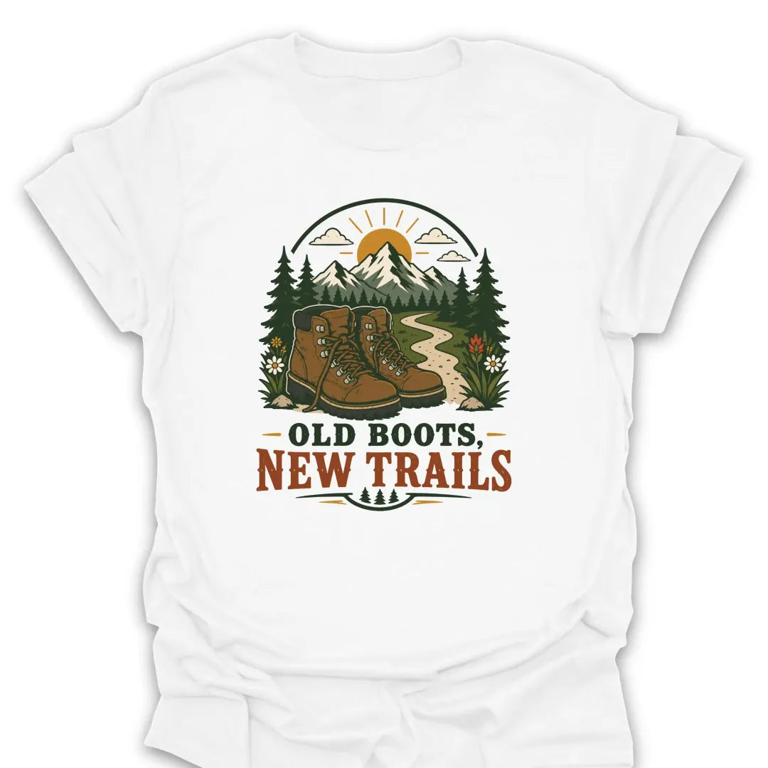 T-Shirt White / S Old Boots, New Trails