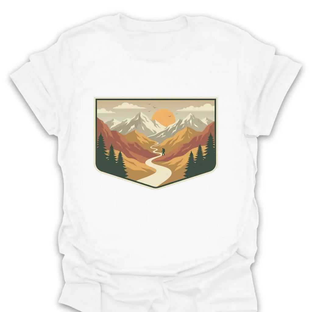 T-Shirt White / S One Trail At A Time Tee