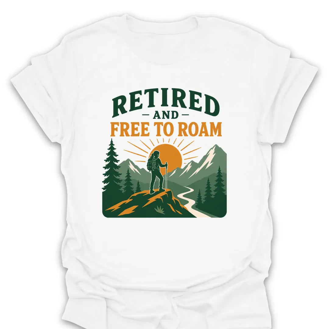 T-Shirt White / S Retired Free to Roam T-Shirt
