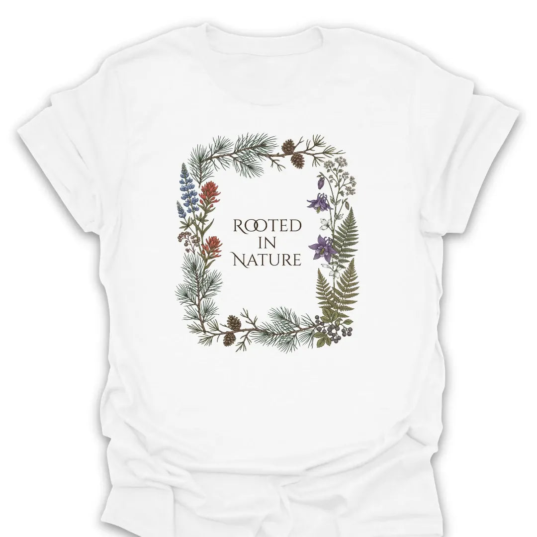T-Shirt White / S Rooted In Nature T-Shirt