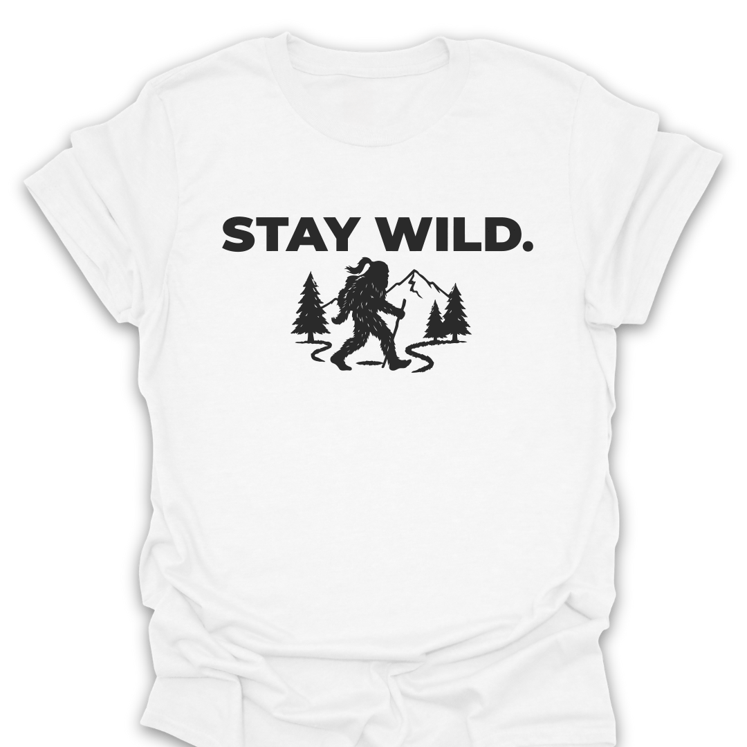 T-Shirt White / S Stay Wild T-Shirt