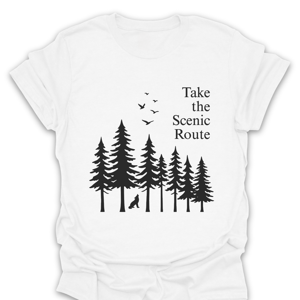 T-Shirt White / S Take the Scenic Route T-Shirt