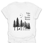 T-Shirt White / S Take the Scenic Route T-Shirt