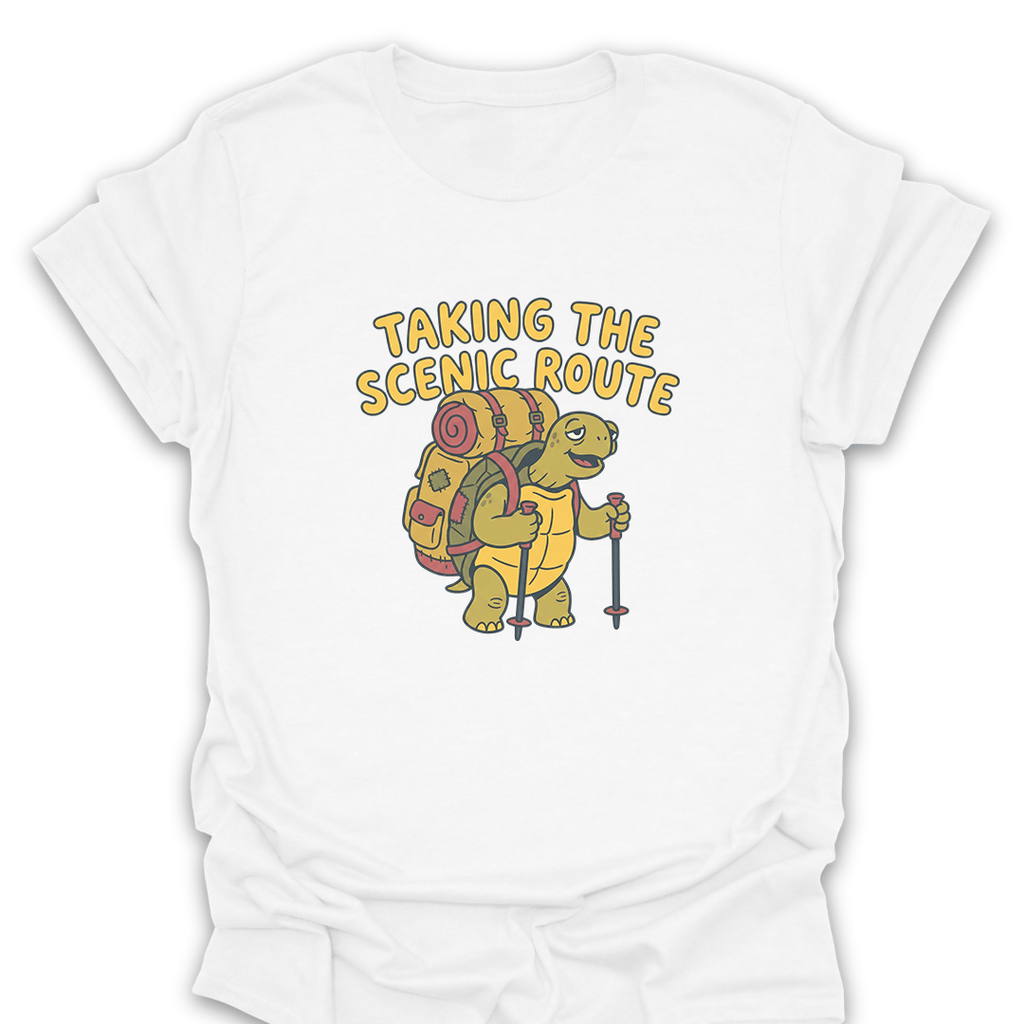 T-Shirt White / S Taking the Scenic Route T-Shirt