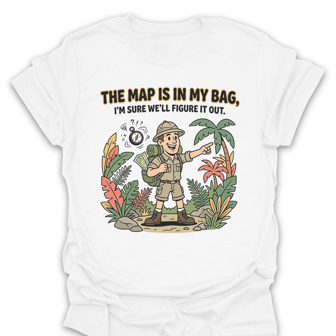 T-Shirt White / S The Map Is In My Bag T-Shirt