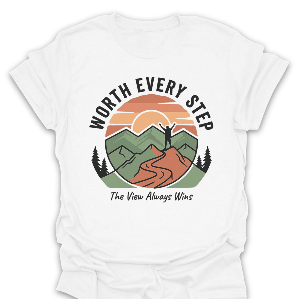 T-Shirt White / S The View Always Wins T-Shirt