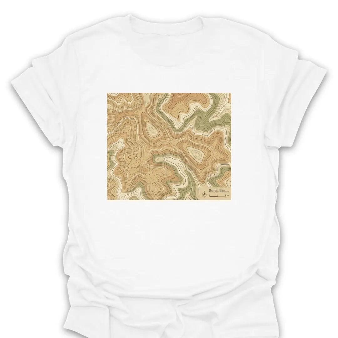 T-Shirt White / S Topographic T-Shirt