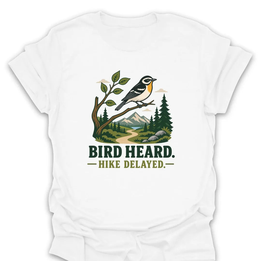 T-Shirt White / S Trail Bird Heard