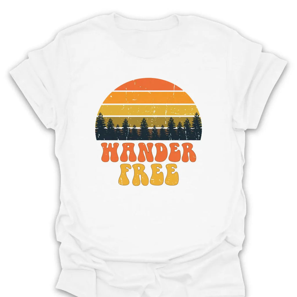 T-Shirt White / S Wander Free T-Shirt