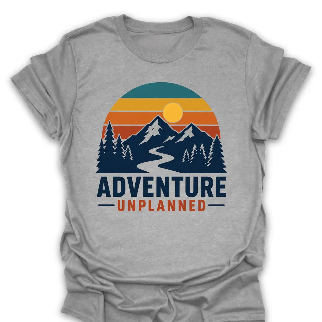 T-Shirt Sport Grey / S Unplanned Mountain Adventure T-Shirt